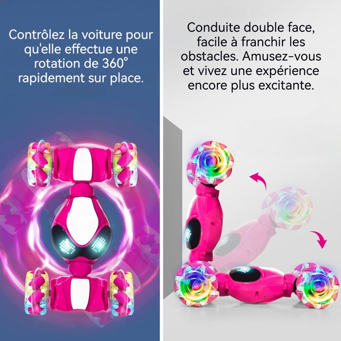 Voiture Télécommandée Cascadeuse 8WD Avec Spray & Climatisation - 2.4Ghz, Gestuelle, Pour Enfant