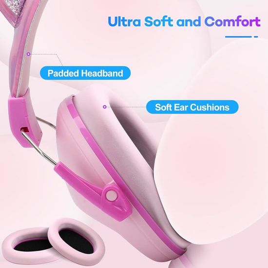 Casque Anti-bruit Enfants - Lot De 12, Réglable 3-16 Ans, Atténuation 28 DB Pour école, Voyages Ou Moments Calmes
