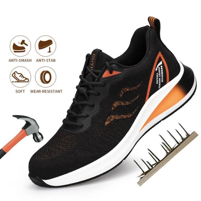 Baskets Travail Chaussures De Sécurité Ottspu - Embout Acier, Légères Respirantes, Style Basket Basket De Securite Femme