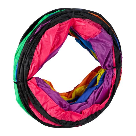 Tunnel de jeu pour enfants Relaxdays - tunnel d'exploration - 180 x 46 cm - pop-up