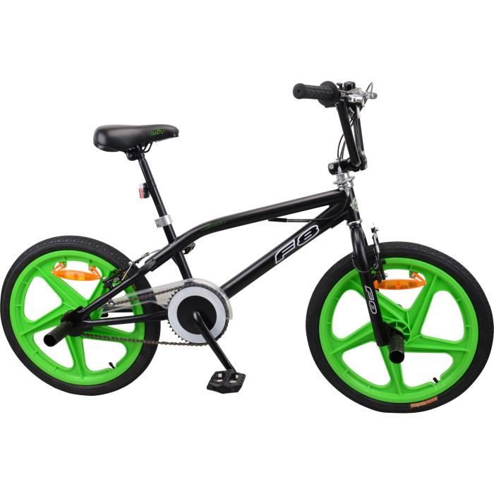 MERCIER Vélo BMX Freestyle 20- 4 Pegs - Noir et vert