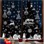 9 Stickers Noel Fenetre Réutilisable, Decoration Noel Electrostatique PVC , Flocon De Neige Interieur Deco Noel Pour Porte Vitrine Verre 85354601