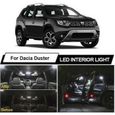 Dacia Duster 2 Pack LED ampoules éclairage intérieur Blanc 14Pcs 6000K-0