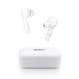 AUKEY Écouteurs TWS Bluetooth 5.0 sans Fil Etui de Charge Autonomie 35h IPX4 Étanche Oreillette Bluetooth Sport avec Mic, Blanc-0