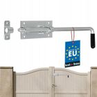 Verrou de porte de garage 420 mm galvanisé argenté avec poignée en caoutchouc - KOTARBAU