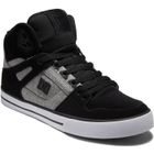 Chaussures montantes - DC Shoes Pure - Daim-Nubuck - Noir - Système de lacets - Homme