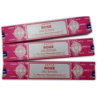 satya encens aromatique rose rose, encens naturel aromathérapie, bâtons d'encens, 3 boîtes de 15 g, longue durée[203]