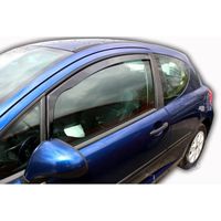 JJ AUTOMOTIVE | Deflecteurs d'Air déflecteurs de vent Compatible avec Peugeot 207 3P 2006-2012 2pcs