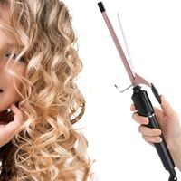 Fer à friser les cheveux Bigoudi Électrique Professionnel Fer à Friser à Ions Négatifs Outil de Style 9mm EU Plug 220V