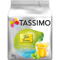 Tassimo Thé Dosettes - 80 boissons Thé Vert Menthe (lot de 5 x 16 boissons)