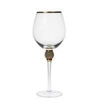 Verres à cocktails,Ensemble de verres à vin rouge à bordure dorée,tasse à Champagne,verre à vin - Type 600ml red wine glass