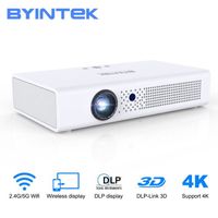 Projecteur DLP BYINTEK R19 home cinéma 3D 4K HD - WiFi, Bluetooth, 700 lumens, 1280 x 800, 30-300 pouces