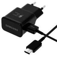 Chargeur Prise Secteur Charge Rapide + Cable Cordon USB Type-C SAMSUNG ORIGINAL Galaxy S8 S9 S9+ S10 Plus / A8 A9 2018 / A6s A8s