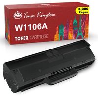 TONER KINGDOM Toner Compatible pour HP W1106A pour HP Laser MFP 135a 135w 135wg 135r 137fnw 137fwg 107a 107w 107r 