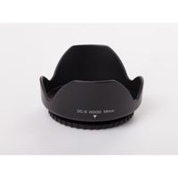 Pare-soleil noir en plastique pour objectif Canon EOS EF 50mm f/1.4, EF 70-300mm f/4.5-6 - VHBW