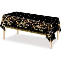 WIDEBG Vaisselle Nouvel An 2024 Vaisselle De Fête Happy New Year Vaisselle Bonne Année Assiettes