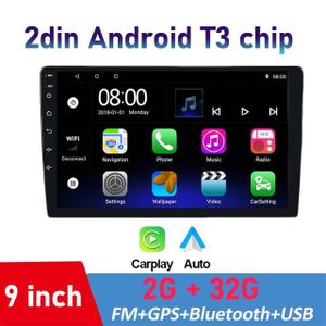 AUTORADIO T3 9inch 2G 32G CP - Autoradio Android, IPS, DSP, 
