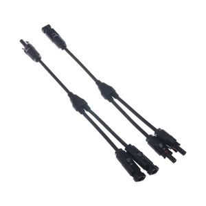 6mm/² 10ft C/âble dExtension Solaire avec MC4 Connecteur Femelle et M/âle Adaptateur Rallonge Connecteur de Panneau Solaire Kit