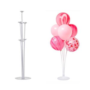 OUTAD 4 pièces ballon Table flotteur support anniversaire mariage  décoration ballon accessoires ballon support ballon bâton support