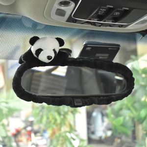 MIROIR DE SÉCURITÉ Panda-Mignon Cartoon Panda Bear Car Mirror Cover S