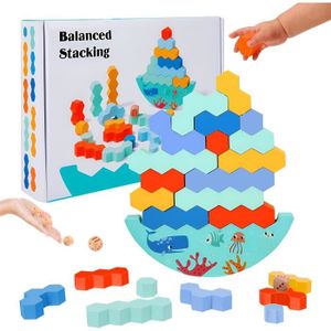 ASSEMBLAGE CONSTRUCTION Jeux d'empilage Montessori,Jeux d'équilibre pour E