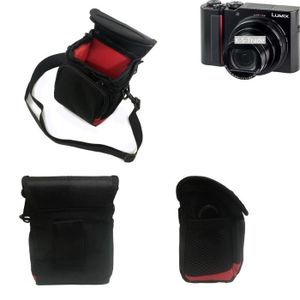 K-S-Trade pour Panasonic Lumix DC-FZ82 Sac Sacoche Pouchette Appareil Photo Anti-Choc DSLR SLR Caméra Housse Protection Étui De Pluie Supplémentaire Noir 1x 