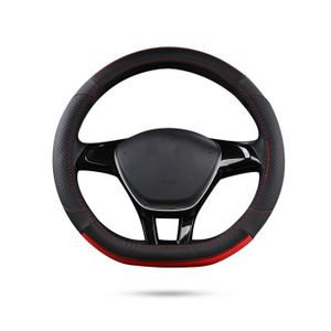 Mayco Bell Couvre-Volant en Fausse Fourrure pour lhiver Compatible avec la Plupart des Voitures 37 cm 38 cm