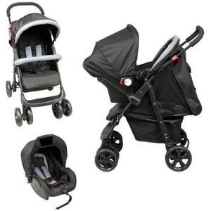 poussette combinée 3 en 1 hauck trio shopper slx