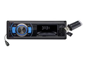 AUTORADIO Autoradio avec DAB+ Bluetooth FM USB 4x 75Watt - E