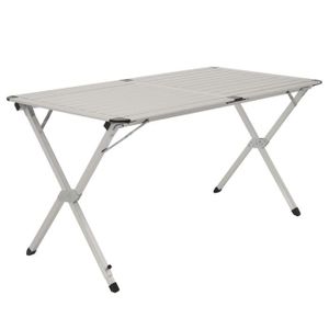 MEUBLE DE CAMPING CampFeuer Table de camping en aluminium pour 4 personnes | 140 x 70 x 70 cm | pliable, rabattable et réglable en hauteur