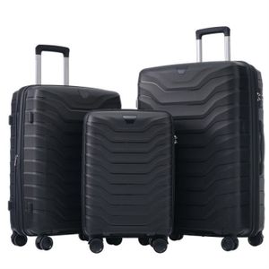 SET DE VALISES Lot de 3 valises, en matériau PP,  roulettes unive