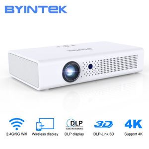 Vidéoprojecteur Projecteur DLP BYINTEK R19 home cinéma 3D 4K HD - WiFi, Bluetooth, 700 lumens, 1280 x 800, 30-300 pouces