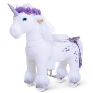 PonyCycle® - Voiture à Pédale Licorne Princesse pour Fille 3~5ans - Blanc  et Violet Clair - Cdiscount Jeux - Jouets
