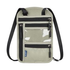 Pochette Passeport Tour De Cou NOCHME - Anti-RFID, 5 Compartiments - Pour Voyage, Sécurité Documents