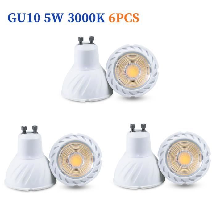 Ampoule Spot LED, culot GU10, 2W (eq. 50W), 355 lumens, Blanc neutre,  Classe A