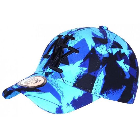 Casquette Baseball NY Camouflage Gris Et Noir, Taille Unique - Neuf Avec étiquettes, Style Hip Hop, Unisexe