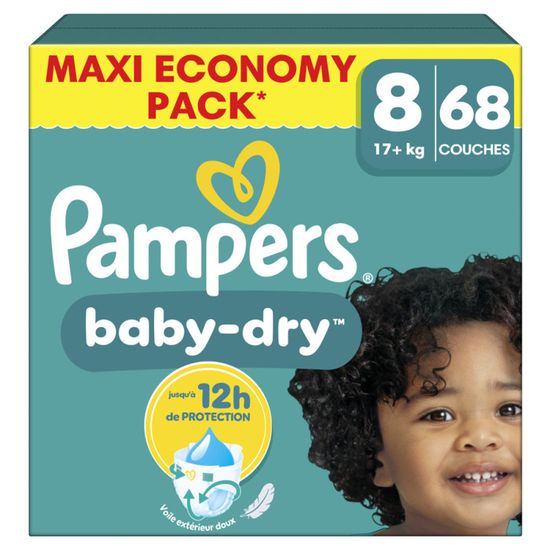 4x24 Couches Baby-Dry Taille 4+, Pampers - Puériculture