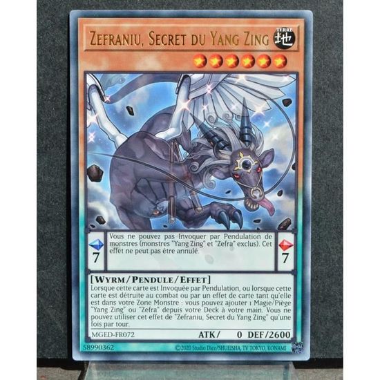 thumbnail image 2 of Zefraniu, Secret Of The Yang Zing - MGED-EN072 Rare 1st Edition - Maximum Gold: El Dorado Single Card 2 of 12