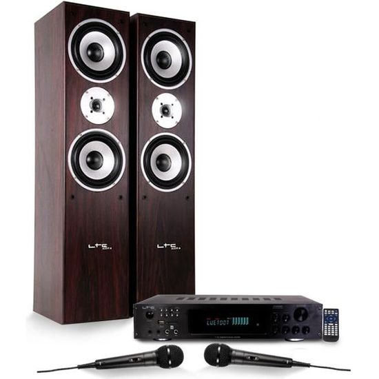 Pack Hifi / HomeCinéma Karaoké Enceintes Colonnes 700W L766WH