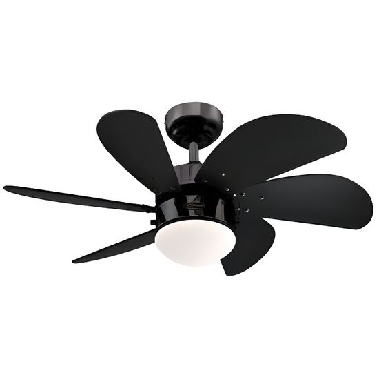 Ventilateur de Plafond Turbo Swirl 76cm Noir - WESTINGHOUSE -