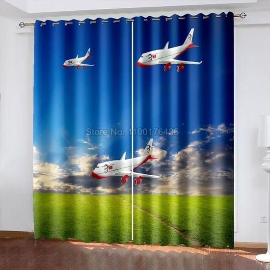Rideaux Basketball Personnalisés Avec Nom - Rideaux Fenêtre Enfants Garçons 220x215 Cm