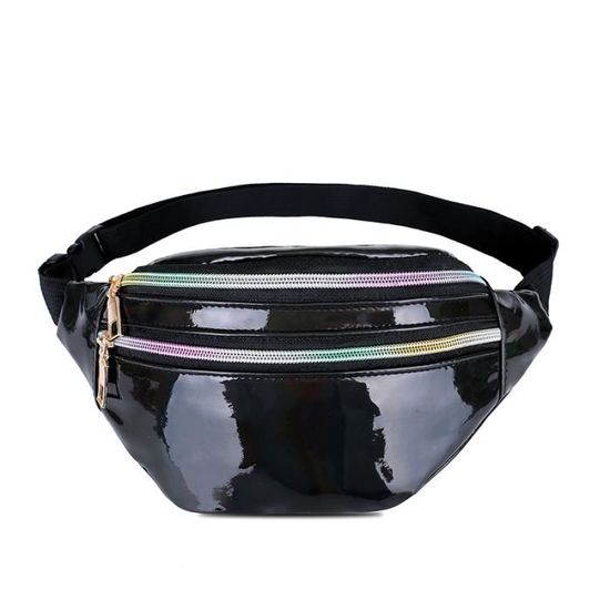 Sac Banane Holographique JunD – 2 Pack Coloré, Pratique Pour Le Sport Et Les Festivals !