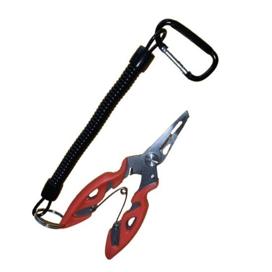 Pince Multifonction Pêche AYMQC - Acier Inox - Extracteur Hameçons, Ciseaux, Ouvre-Anneau - 3 Pièces