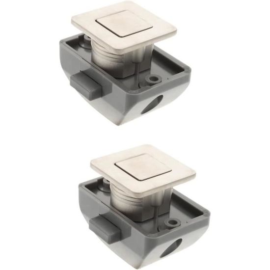 Serrure Polyfix Pour Fenêtre De Camping-car – 2 Pièces – Polyplastic – Idéal Pour Remplacement Rapide