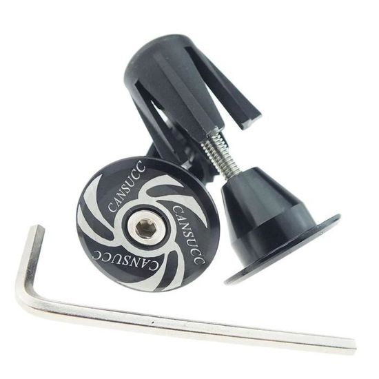 Guidon De Vélo,Bouchons De Guidon De Vélo En Alliage D'aluminium, 1