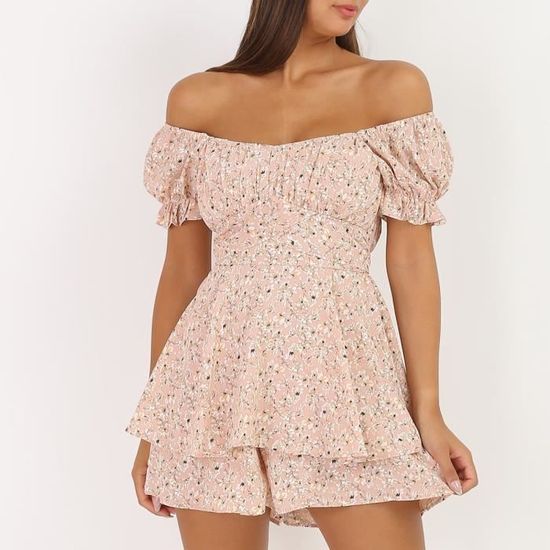 YOURS - Short Noir Fleurs Tropicales à Poches | Yours Clothing