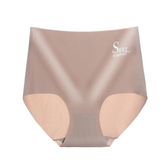Lot De 4 Culottes Taille Haute En Soie Glacée Femme - Gainantes, Invisibles Et Confortables Pour Le Yoga, Le Sport Et Le Quotidien - 5