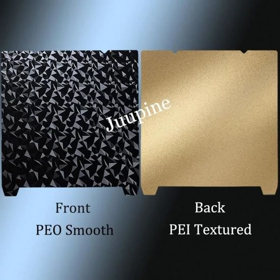 Achetez une plaque d'acier flexible magnétique PEI noire Creality