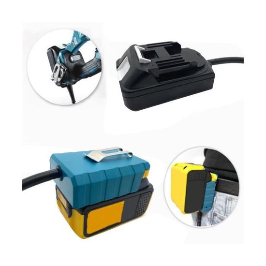 AAOBOSI Adaptateur Glacière Électrique Compatible Batteries Milwaukee 18V - Batterie Non Incluse