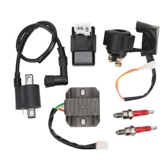 Bobine D'allumage Solénoïde Relais Régulateur De Tension 5 Broches CDI Boite Bougie Dallumage Pour 50cc 70cc 90cc 110cc 125cc Atv Kart Dirt Bike Pit Bike 82492053